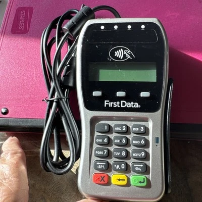 Lector de tarjetas de crédito First Data FD-35 Pin Pad Foto 1 de 4