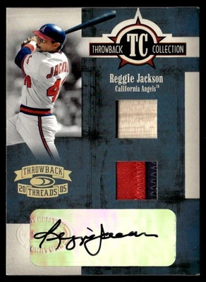 Donruss Throwback Threads Collection 2005 material exclusivo combo Prime Reggie Foto 1 de 2