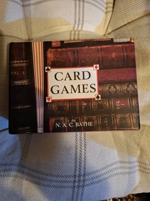 Playing Card Games Book And Score Pad Gift Set "Card Games by N.A.C. Bathe" - Image 1 of 2