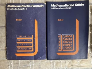 Mathematische Formeln Tafeln E Formelsammlung - Bild 1 von 2