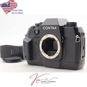 [Top NEUWERTIG] Contax AX analoge Spiegelreflexkamera 35 mm NUR Gehäuse schwarz aus Japan - Bild 1 von 11