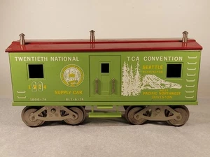 VINTAGE McCOY MFG. TRAIN 20 NATIONAL CONVENTION 1974 SUPPLY CAR STANDARD GAUGE - Picture 1 of 11