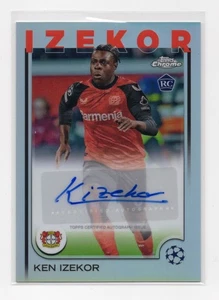 2024-25 Topps Chrome UCC - Ken Izekor - Refractor Auto Rookie - Picture 1 of 2