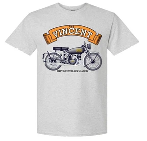 VINCENT BLACK SHADOW MOTORRAD T-Shirt ash grey Gr. XXL - Bild 1 von 1