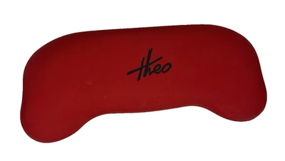 Estuche rígido para gafas Theo rojo cierre a presión soporte de almacenamiento protector Foto 1 de 4