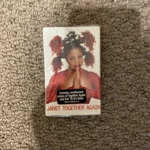 Janet Jackson TOGETHER AGAIN Cassette Tape 1990's Tested R&B Pop Dance Vintage - Picture 1 of 2