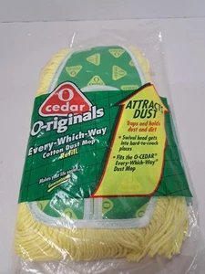 O Cedar Every Which Way Cotton Dust Mop Refill 100% Cotton Yarn 1993 NOS USA - Picture 1 of 7