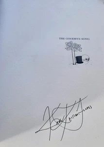 2021 Karl Kristian Flores signed The Goodbye Song poetry, stories, Recipes - Foto 1 di 6