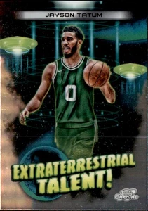 2023-24 Topps Cromo Cósmico - Talento Extraterrestre Jayson Tatum #ET-5 - Imagen 1 de 2