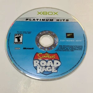Simpsons Road Rage (Microsoft Xbox, 2001) Platinum Hit Spiel nur Disc gebraucht wie besehen - Bild 1 von 1