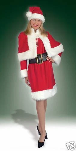 MISS SANTA COSTUME- CHRISTMAS FUN - ONE SIZE - NEW!!!!! - Image 1 of 1