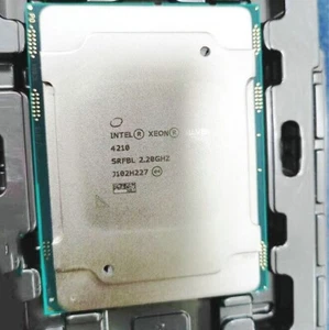 Intel Xeon Silver 4210 2.2Ghz 10-Cores 20-Threads LGA 3647 SRFBL CPU Processor - Picture 1 of 2
