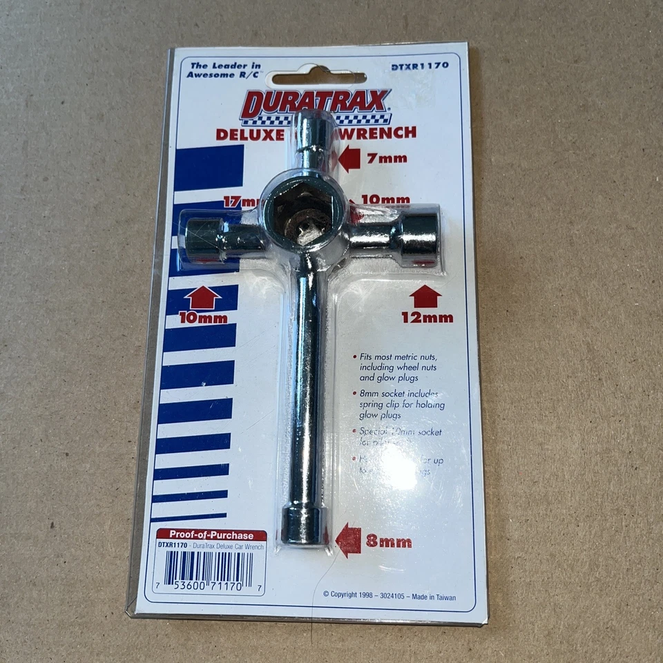Duratrax Racing RC Parts Cars Trucks Vehicles Deluxe Wrench - Image 1 of 1