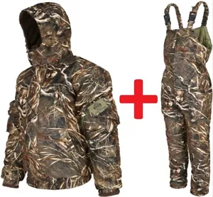 BARS Thermoanzug HERBST SCHILF Outdoor Winter Jagt Angelanzug Jacke + Latzhose - Bild 1 von 12