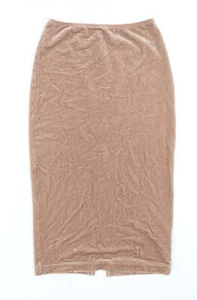 American Apparel Womens Beige Polyester Blend Skirt Size M - Picture 1 of 12