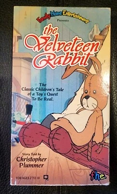 THE VELVETEEN RABBIT VHS Animation Christopher Plummer - Image 1 of 4