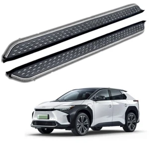 Running Board Fits for Toyota bZ4X 2023 2024 Side Step Nerf Bar Fixed Stairs - Picture 1 of 9