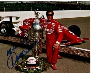 DANNY SULLIVAN Signed 8x10 INDY 500 BORG WARNER TROPHY WINNER Photo w/ Holo COA - Picture 1 of 2