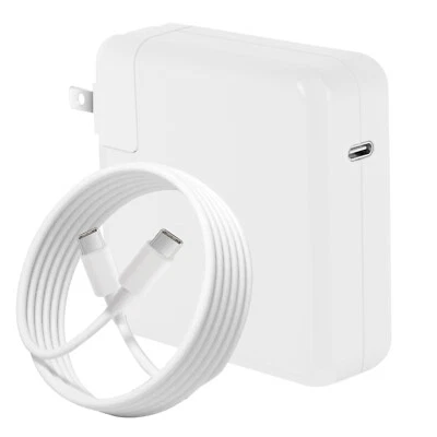 96W USB-C AC Adapter Charger for MacBook Pro 14" 15" 16" A2141 A2166 2019-2022 - Image 1 of 4