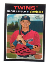 2020 Heritage Minors Keoni Cavaco GCL Twins Card 78