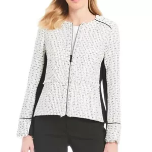 Blazer Karl Lagerfeld bianco e nero taglia 2 - Foto 1 di 9