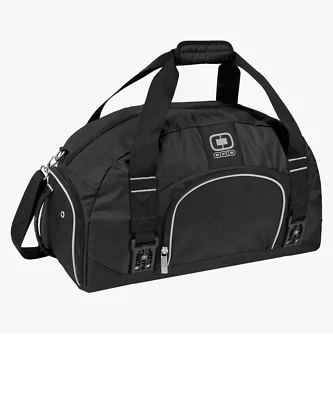 OGIO Big Dome Golf Gym Duffle Travel Red Black Monogrammed RAYMOND Bag - Image 1 of 4