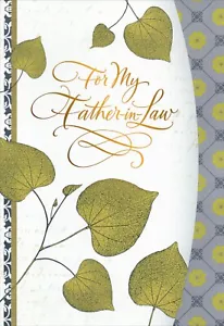 Tarjeta de FELIZ CUMPLEAÑOS pensativa y sincera PARA SUEGRO, Ivy de Hallmark +✉ - Imagen 1 de 6