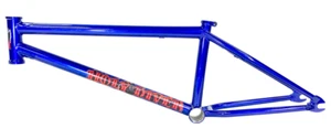 S&M BIKES HOLY DIVER BMX FRAME MIDNIGHT SEA BLUE 20.5 BIKE 20.5" ATF BTM - Picture 1 of 5