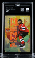 2021-22 Dawson Mercer Fleer Ultra Pizzazz Gold Rookie RC #PZ-4 /100 TAG 10 GEM