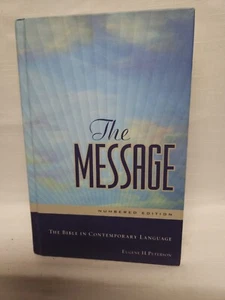 The Message The Bible in Contemporary Language by Eugene H. Peterson numbered ed - Imagen 1 de 5