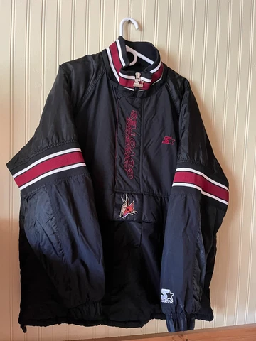 VINTAGE PHOENIX COYOTES STARTER JACKET PARKA MENS X-LARGE NHL Cover