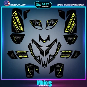 polaris predator 500 graphics decals stickers full kit atv wrap quad predator500 - Picture 1 of 2