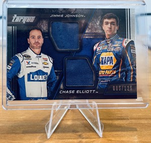 2016 Panini Torque Nascar Racing Jimmie Johnson Chase Elliott Jersey /125