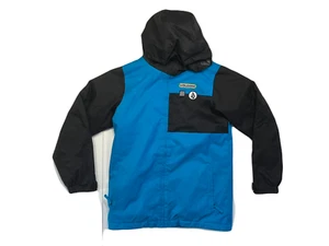 VOLCOM Blue/Black Warm LET IT STORM SNOWBOARD JACKET Ski Winter Coat YOUTH L - Picture 1 of 12