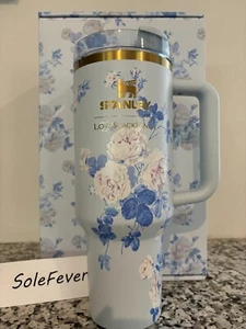 Bicchiere nuovo e autentico Stanley x LoveShackFancy 40 oz rosette Everblooming H2.0 - Foto 1 di 9