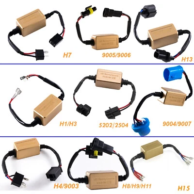 LED Error Free Anti Flicker Decoder- H1 H3 H8 H11 H4 H13 H15 H7 9005 9006 5202 - Image 1 of 4