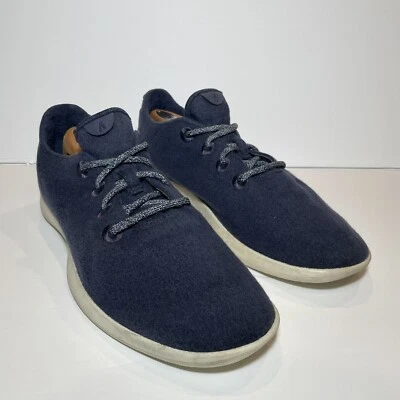Allbirds Wool Runners Casual Sneakers Minimalist Men's Size 14 Blue Beige - Image 1 of 4