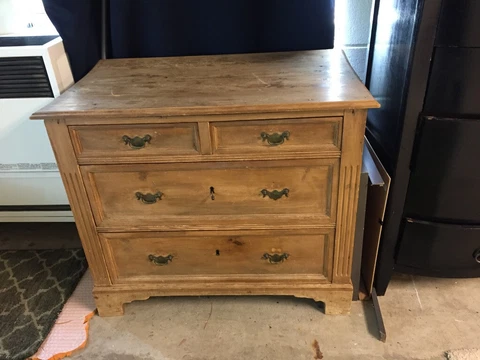 Used vintage wood dresser (Local pickup only) Cover