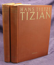 Tietze Tizian Leben und Werke (Tafel- & Textband) 2 Bde 1936 Geschichte sf
