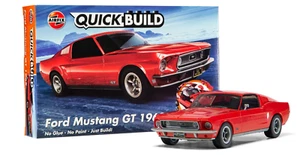 New J6035 Airfix Quick Build "Fits The Box" 1968 Ford Mustang GT Model Kit. - Picture 1 of 1