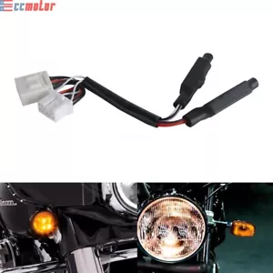 LED Turn Signal Lights Equalizer Resistor Plug For Harley Touring Dyna Softail - Picture 1 of 6