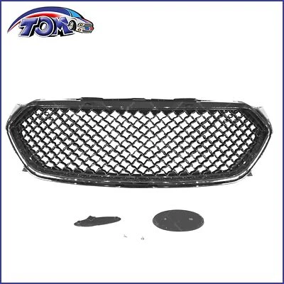 Front Upper Grille carbon filber style For 2013-2019 Ford Taurus Foto 1 de 3