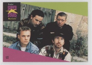 1991-92 ProSet Super Stars MusiCards U2 #101 0jk3