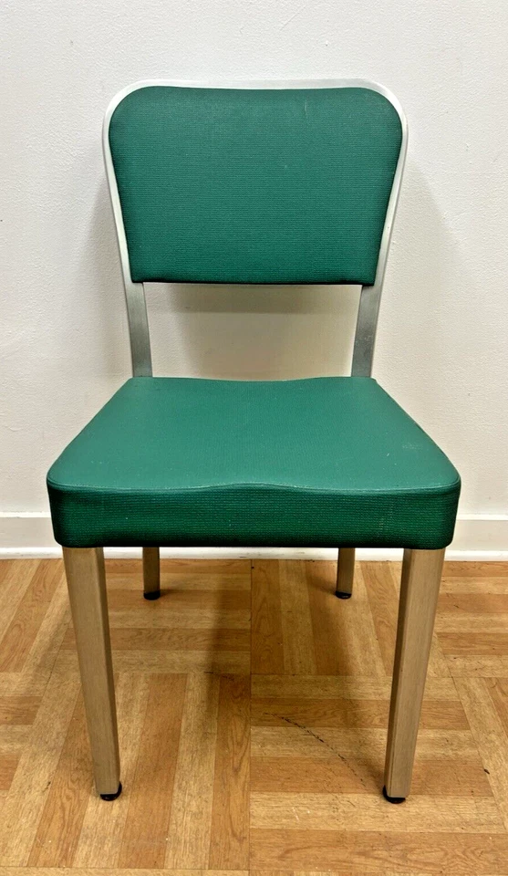 SILLA DE OFICINA INDUSTRIAL vintage cisterna de escritorio mediados de siglo aluminio moderno años 50 60 Foto 1 de 4