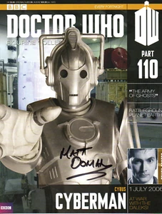 Doctor Who Figurine Magazine Issue 110 - Signed by MATT DOMAN - Imagen 1 de 1