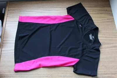 Jersey de mujer L Fox Gaia manga corta grande negro rosa nuevo con etiquetas Foto 1 de 4