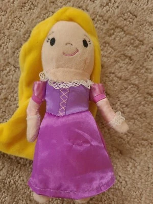 Peluche Disney Princesa Mini 6” Frijol Peluche Rapunzel Enredado Sin Etiquetas D10058 Foto 1 de 4