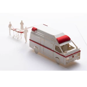TERADA MOKEI ARCHITECTURAL MODEL ACCESSORIES SERIES No.94 Rescue Squad - Picture 1 of 6