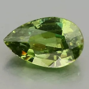 Video_0.90cts_Natural Demantoid Garnet_Namibia_Vivid Forest Green_Pear Cut_B113 - Picture 1 of 2