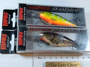Rapala fishing lures SR-8 Shad Rap, Deep divers, Bass, Trout, Cod Barra lures - Picture 1 of 20